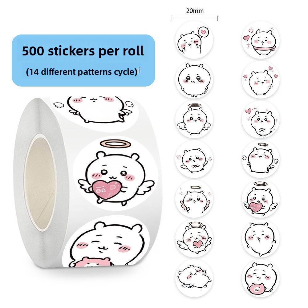 Memo Pad Sticky - jiyi Stickers Roll 500 Pcs Kawaii
