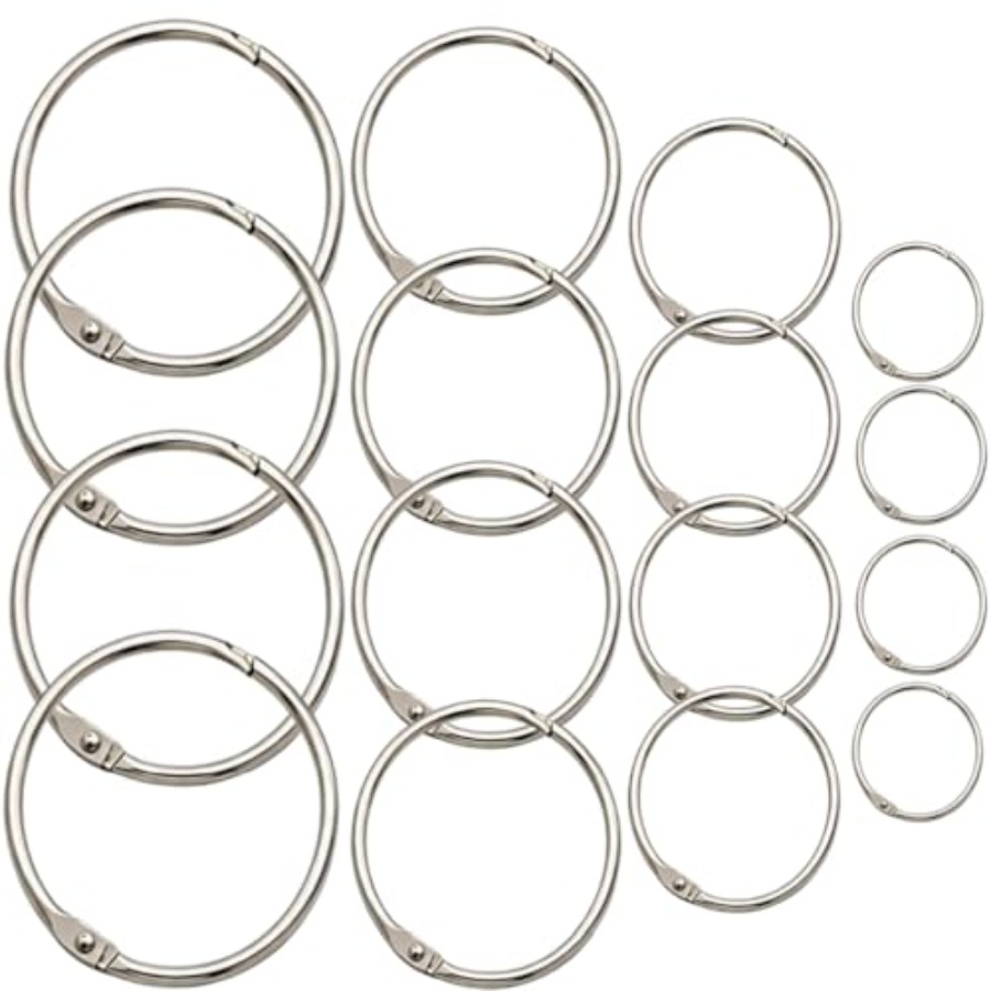 Binding Comb Plastic - 12 Pack Binder Rings, 1 2