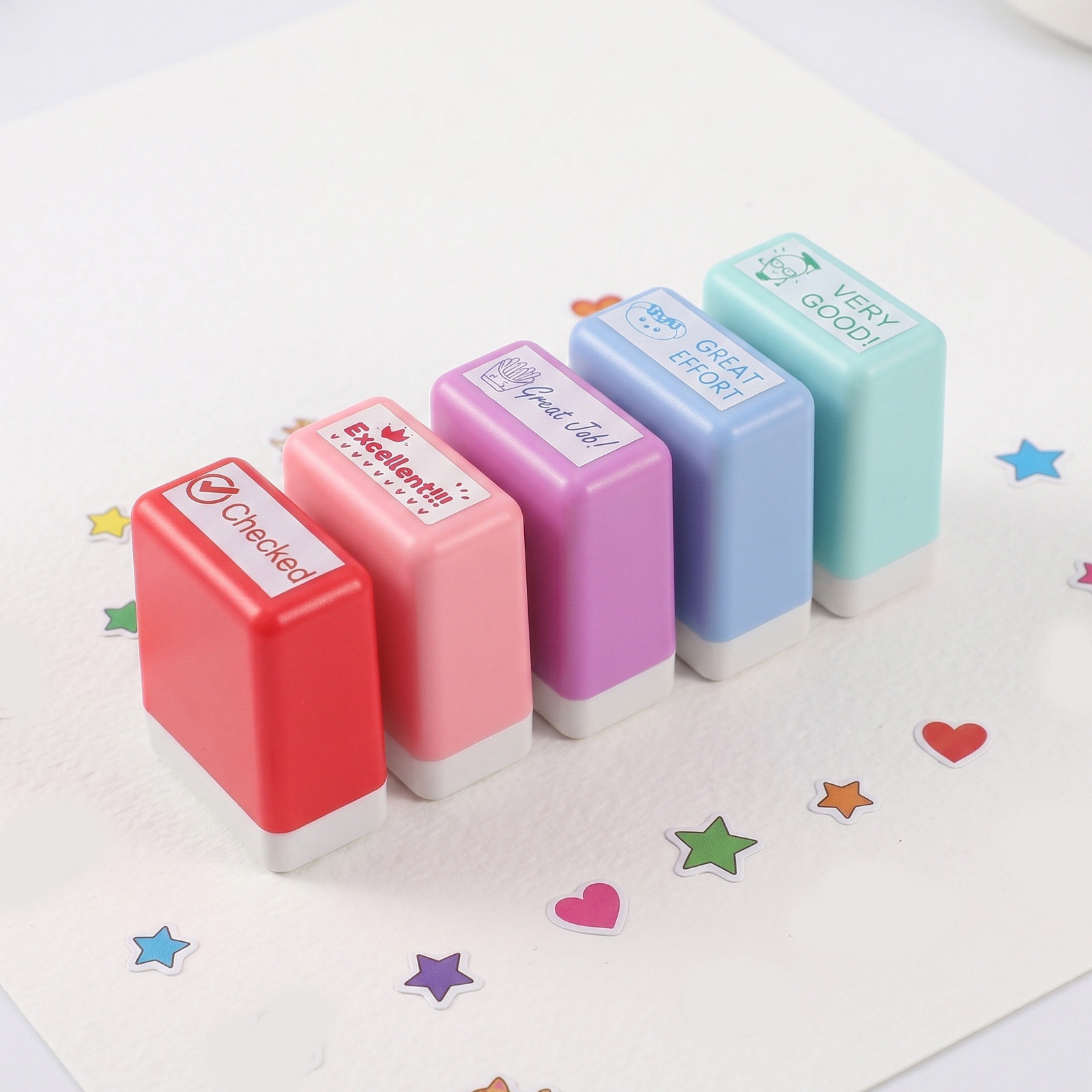 Self Inking Stamp - 1Set Teacher Comment Stamp Set Colorful
