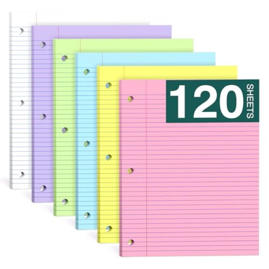 Paper Punch 3 Hole - Note Pads 8 X 0.5 Loose