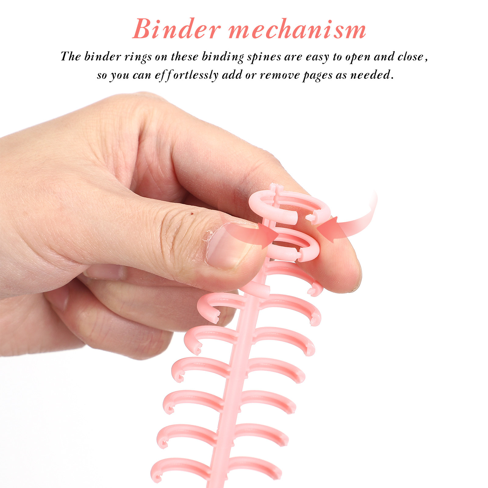 Binding Comb Plastic - 12Pcs Stylish Color Plastic Binder Spines