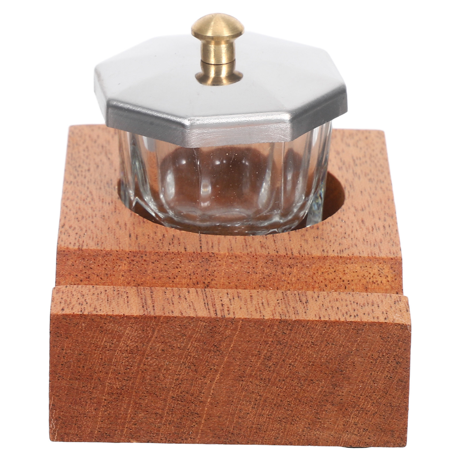 Calligraphy Ink Bottle - 1Set Tilting Wooden Pen Stand for