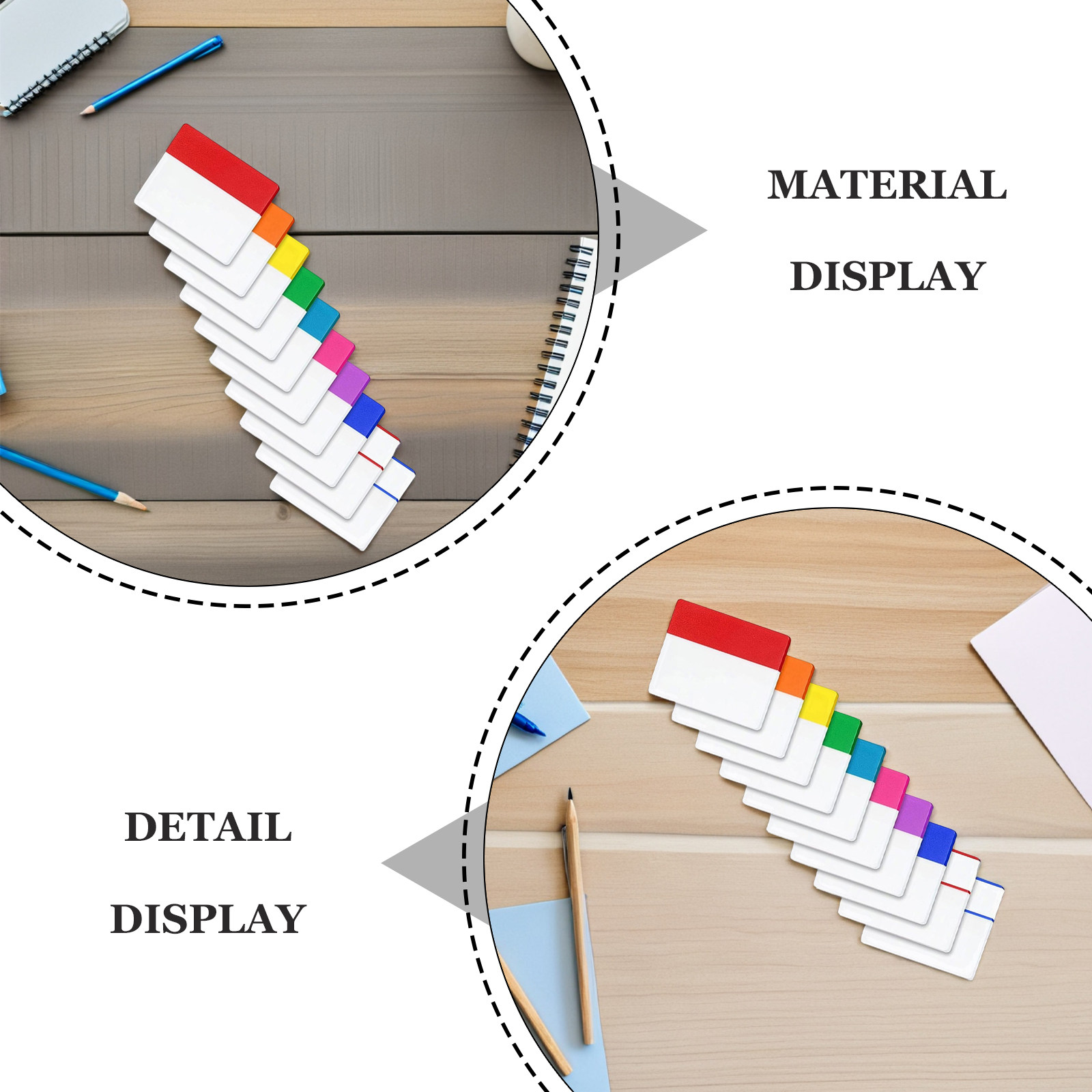 10 Semi Transparent Waterproof - đánh giá và giá Index Tab Divider