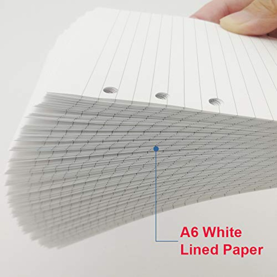 A6 Lined Refill Paper, / Pages - đánh giá và giá Paper Punch 3 Hole
