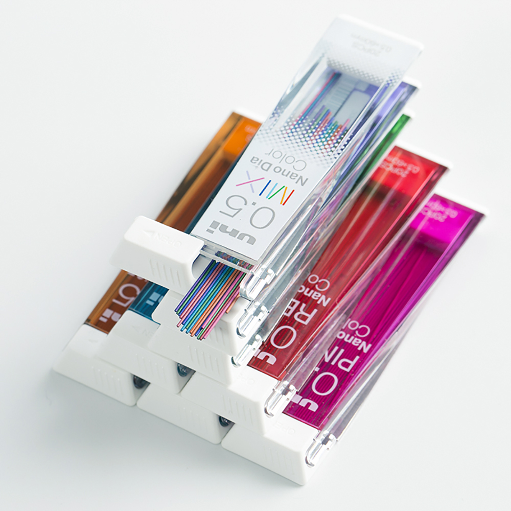 Japan Uni Nano Dia Color 202ND - đánh giá và giá Mechanical Pencil Lead