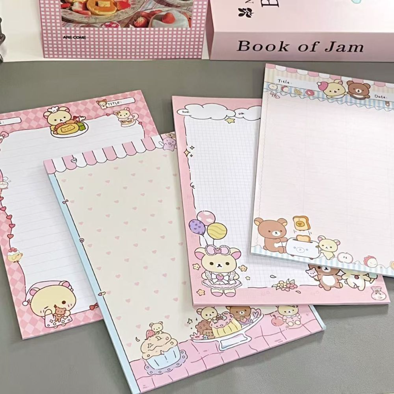 Cute Rilakkuma B5 Notebook Set - đánh giá và giá Stationery Office Items List