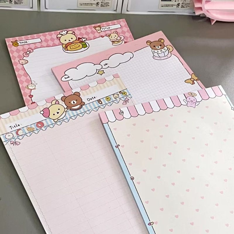 Cute Rilakkuma B5 Notebook Set - đánh giá và giá Stationery Office Items List