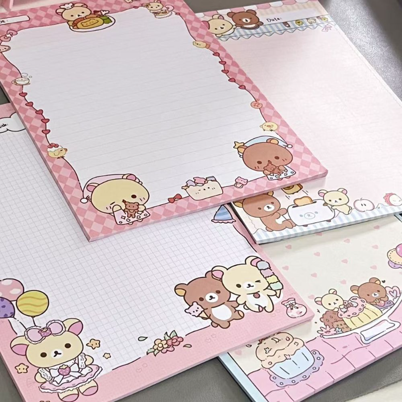 Cute Rilakkuma B5 Notebook Set - đánh giá và giá Stationery Office Items List