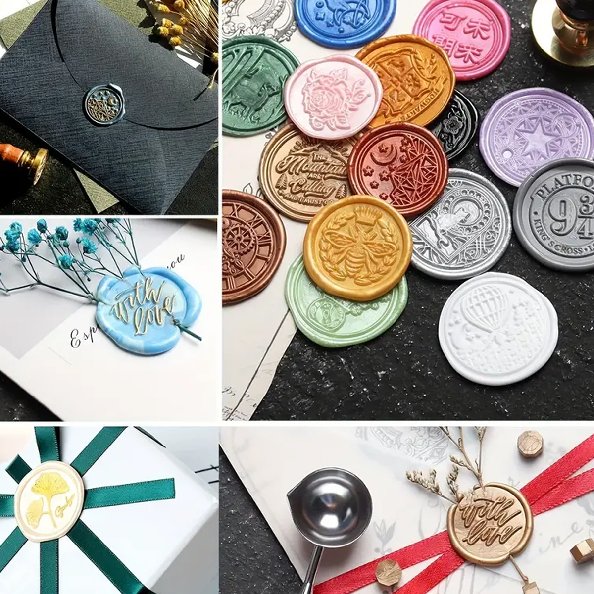 100pc/bag Wax Seal Beads Kit,D - đánh giá và giá Wax Seal Stamp Kit