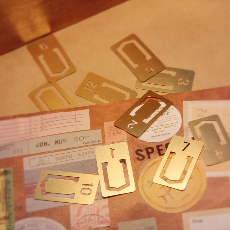 12 Pcs/lot Vintage Copper Book - đánh giá và giá Stationery And Office Supply Stores