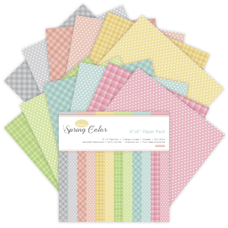 12 Sheets Spring Colors Craft  - đánh giá và giá Cardstock Paper Pack