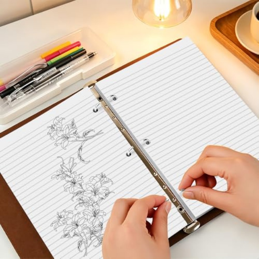 3 Pack Half Letter Lined Paper - đánh giá và giá Paper Punch 3 Hole