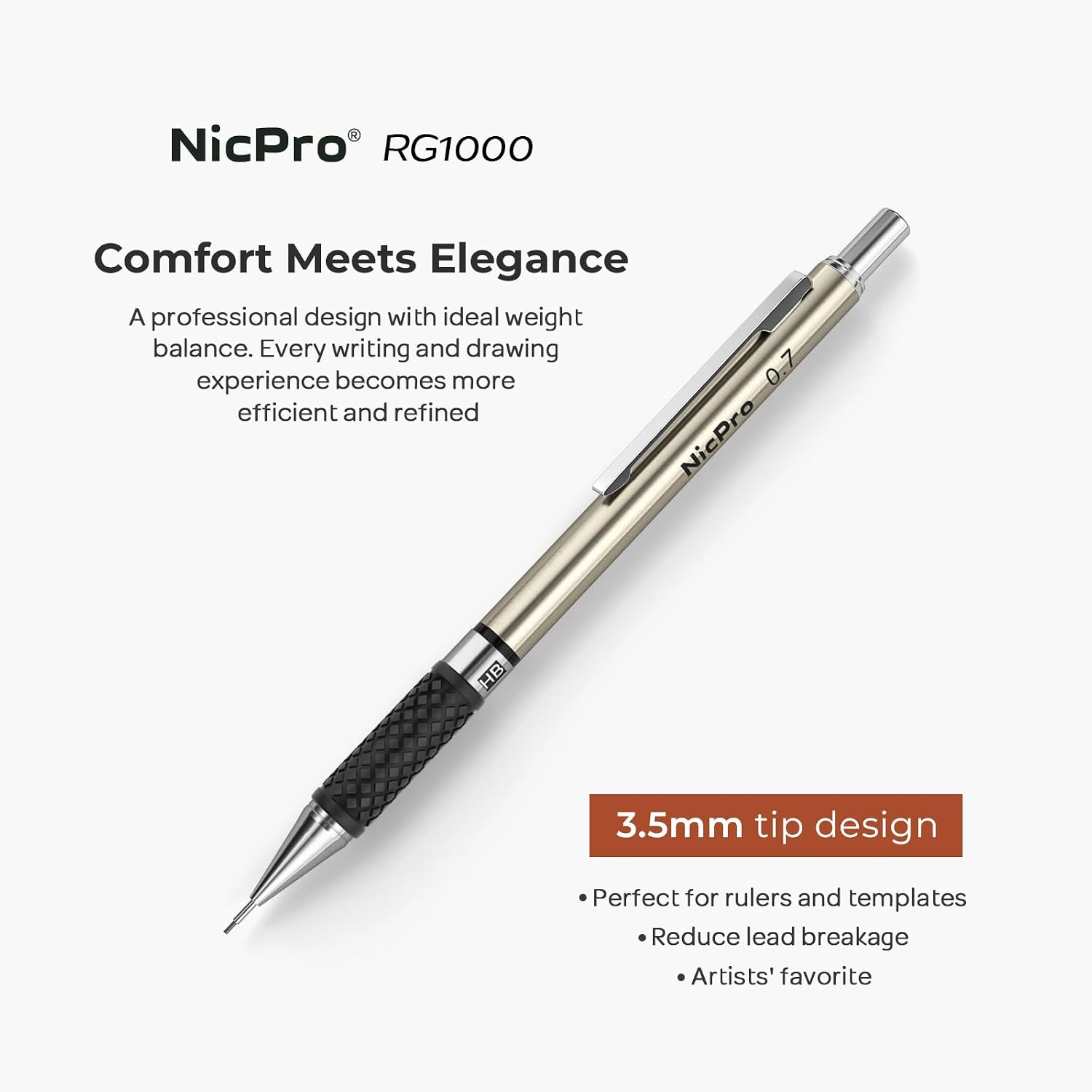 0.7 mm Metal Mechanical Pencil - đánh giá và giá Mechanical Pencil Lead