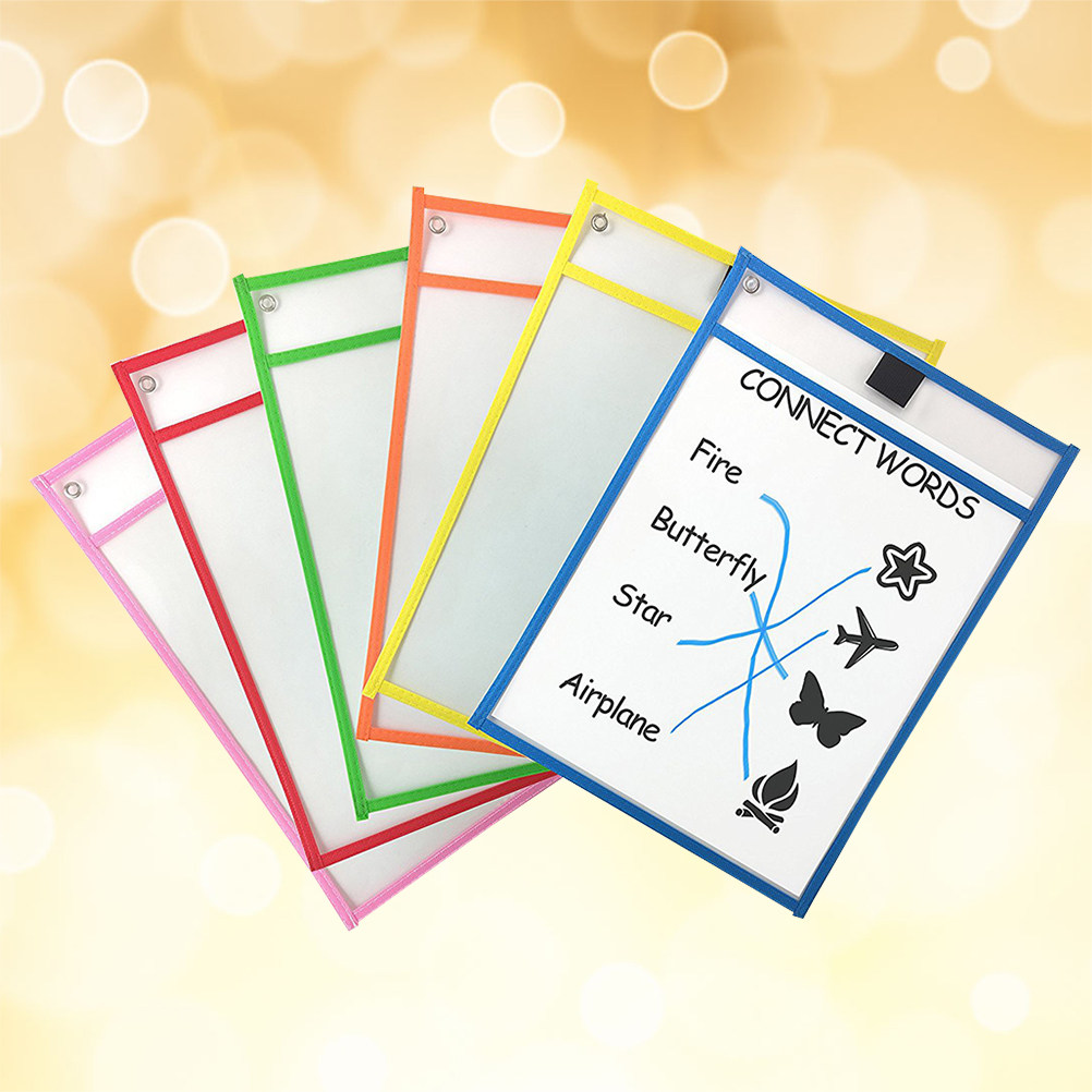 12pcs Dry Erase File Pockets C - đánh giá và giá Supply Of Office Stationery
