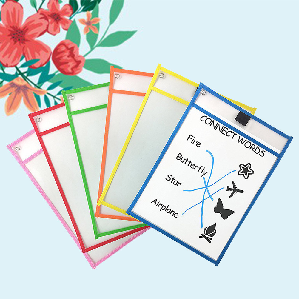 12pcs Dry Erase File Pockets C - đánh giá và giá Supply Of Office Stationery