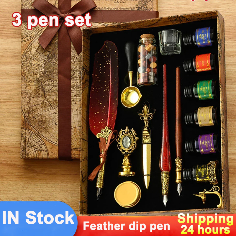 Classic Calligraphy Feather Pe - đánh giá và giá Calligraphy Ink Bottle