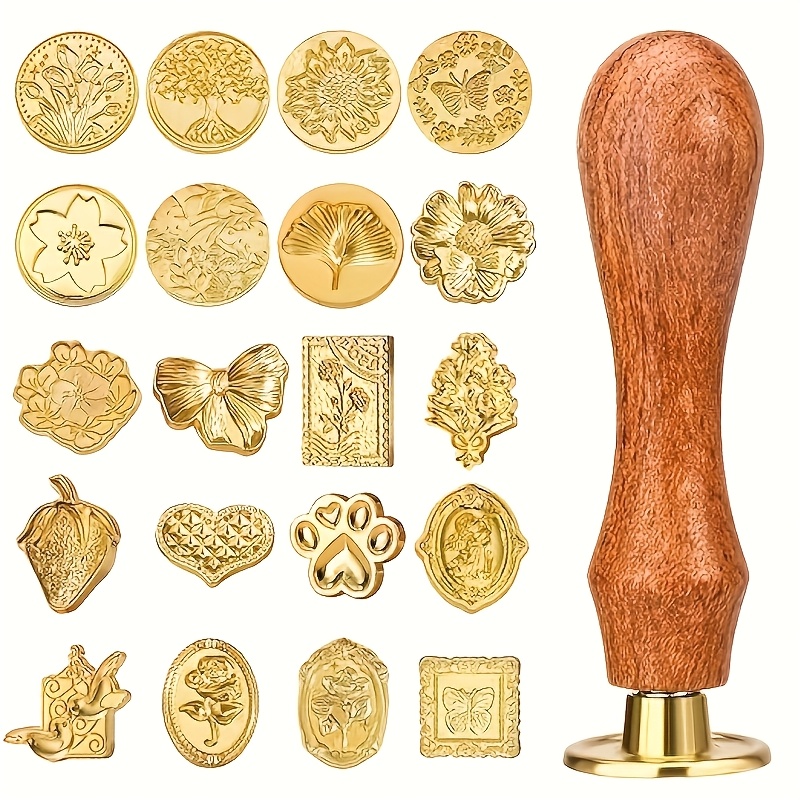 21pc wax stamp set with variou - đánh giá và giá Wax Seal Stamp Kit