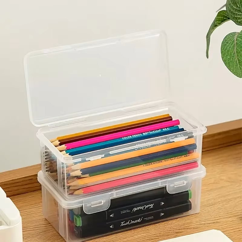 4 large transparent PP storage - đánh giá và giá Stationery And Office Supply Stores