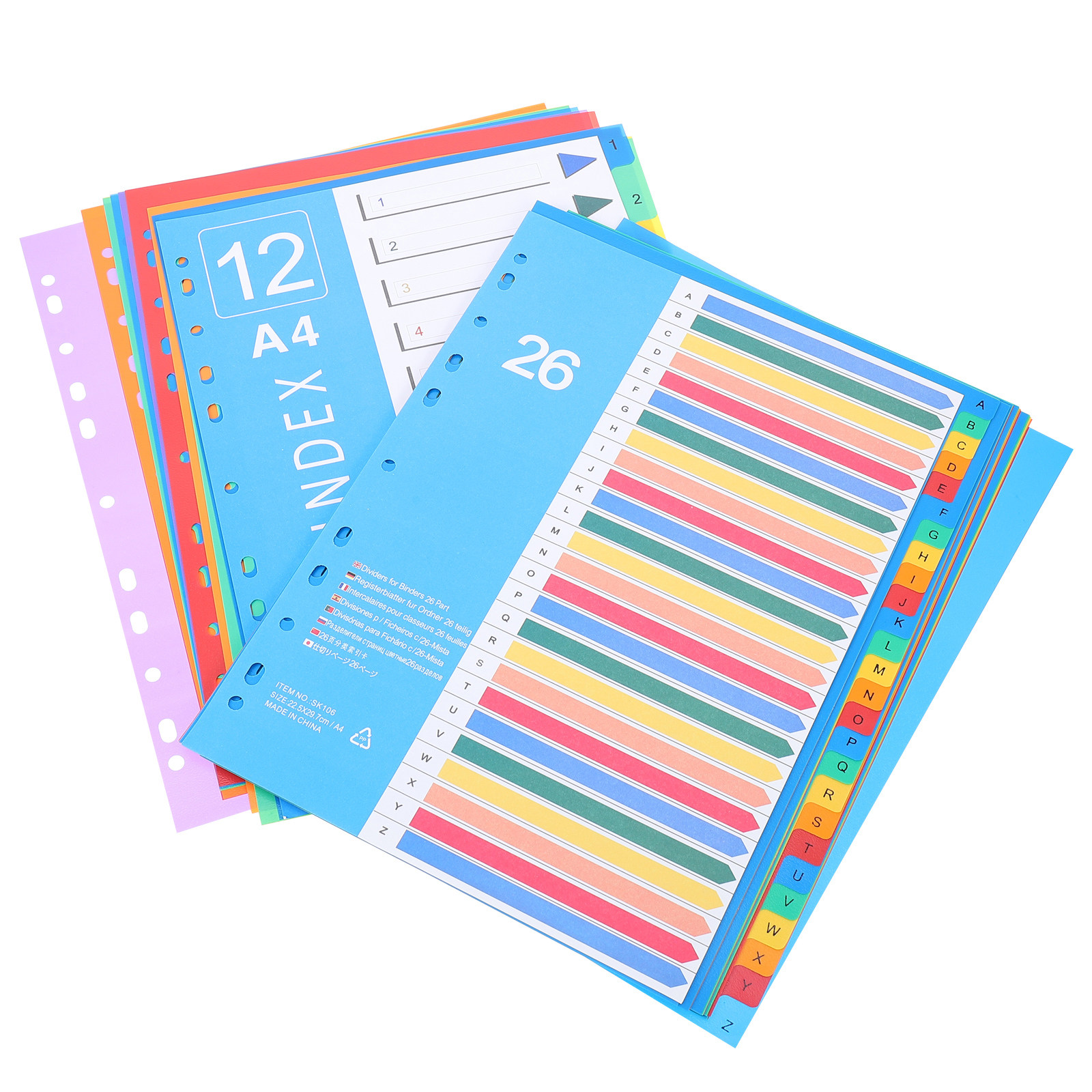 38Pcs Colored Plastic Folder S - đánh giá và giá Index Tab Divider
