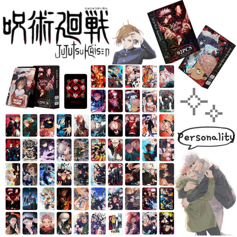 92pcs Jujutsu Kaisen Yuji Itad - đánh giá và giá Memo Pad Sticky