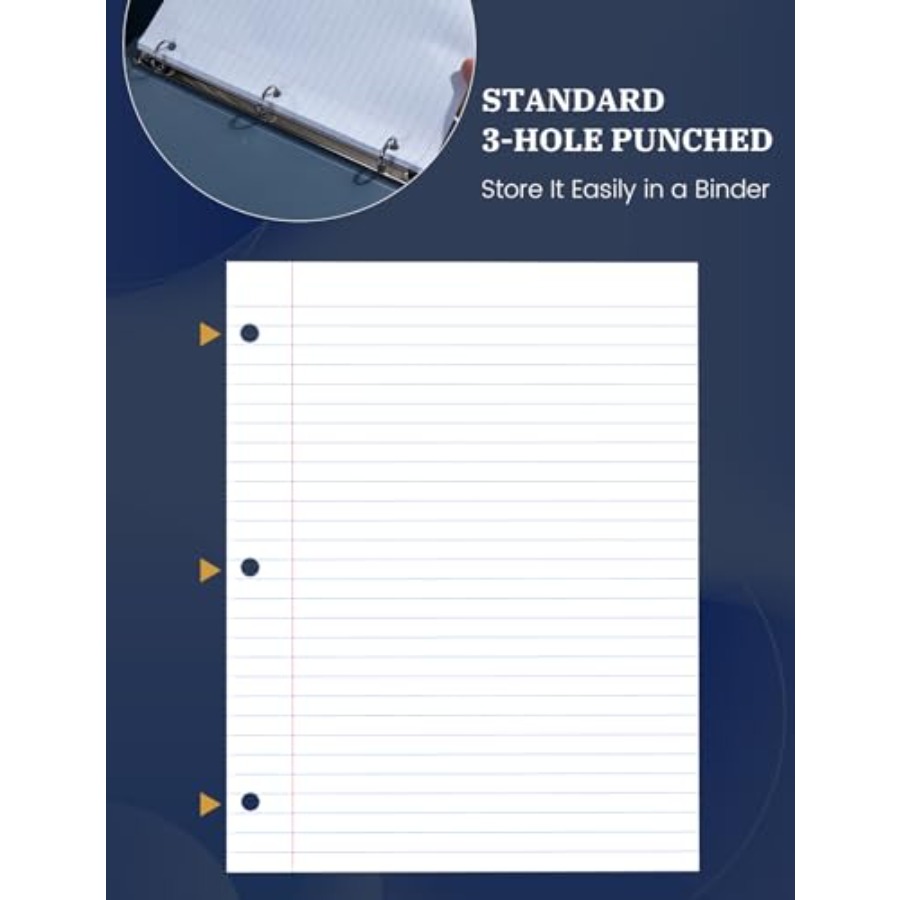 Loose Leaf Paper, 100 Sheets N - đánh giá và giá Paper Punch 3 Hole