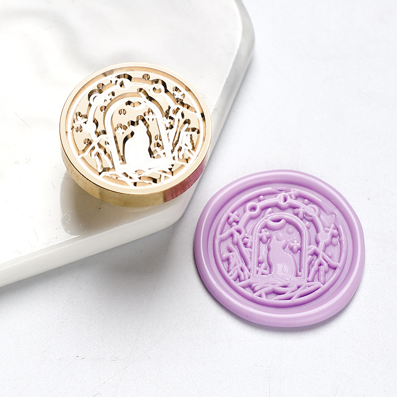 Star Sky Lotus Rose Pattern Wa - đánh giá và giá Wax Seal Stamp Kit