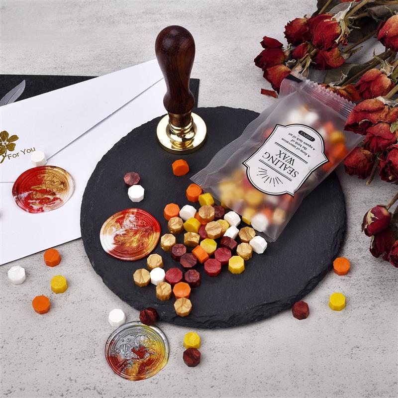 100Pcs Retro Sealing Wax Color - đánh giá và giá Wax Seal Stamp Kit