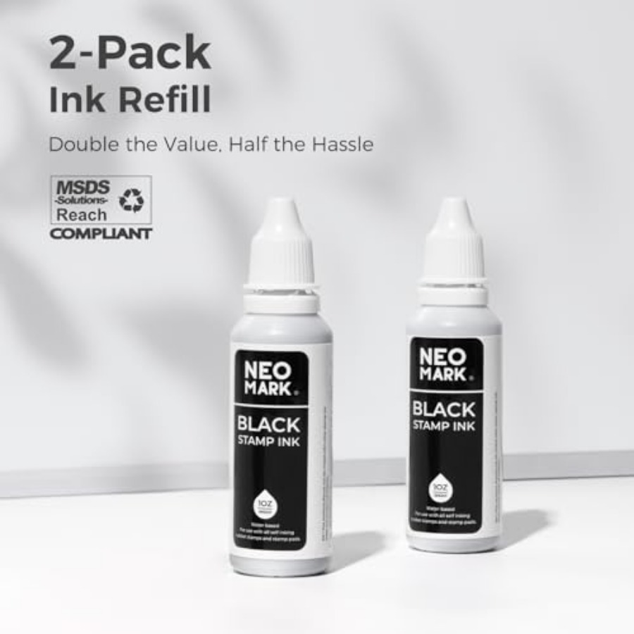Premium Stamp Ink, 2 Pack Quic - đánh giá và giá Self Inking Stamp