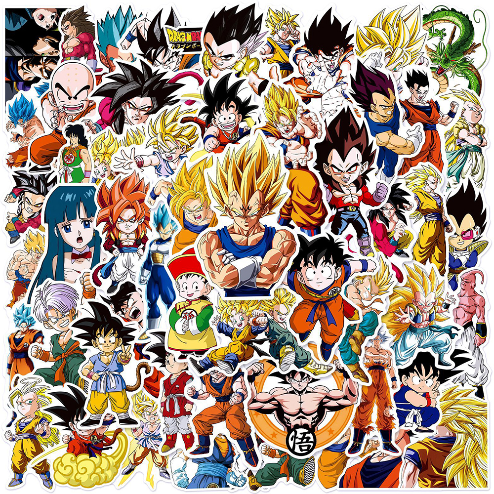 50pcs Anime Dragon Ball Sticke - đánh giá và giá Memo Pad Sticky