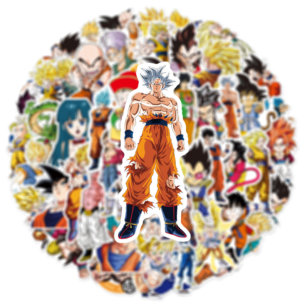 50pcs Anime Dragon Ball Sticke - đánh giá và giá Memo Pad Sticky