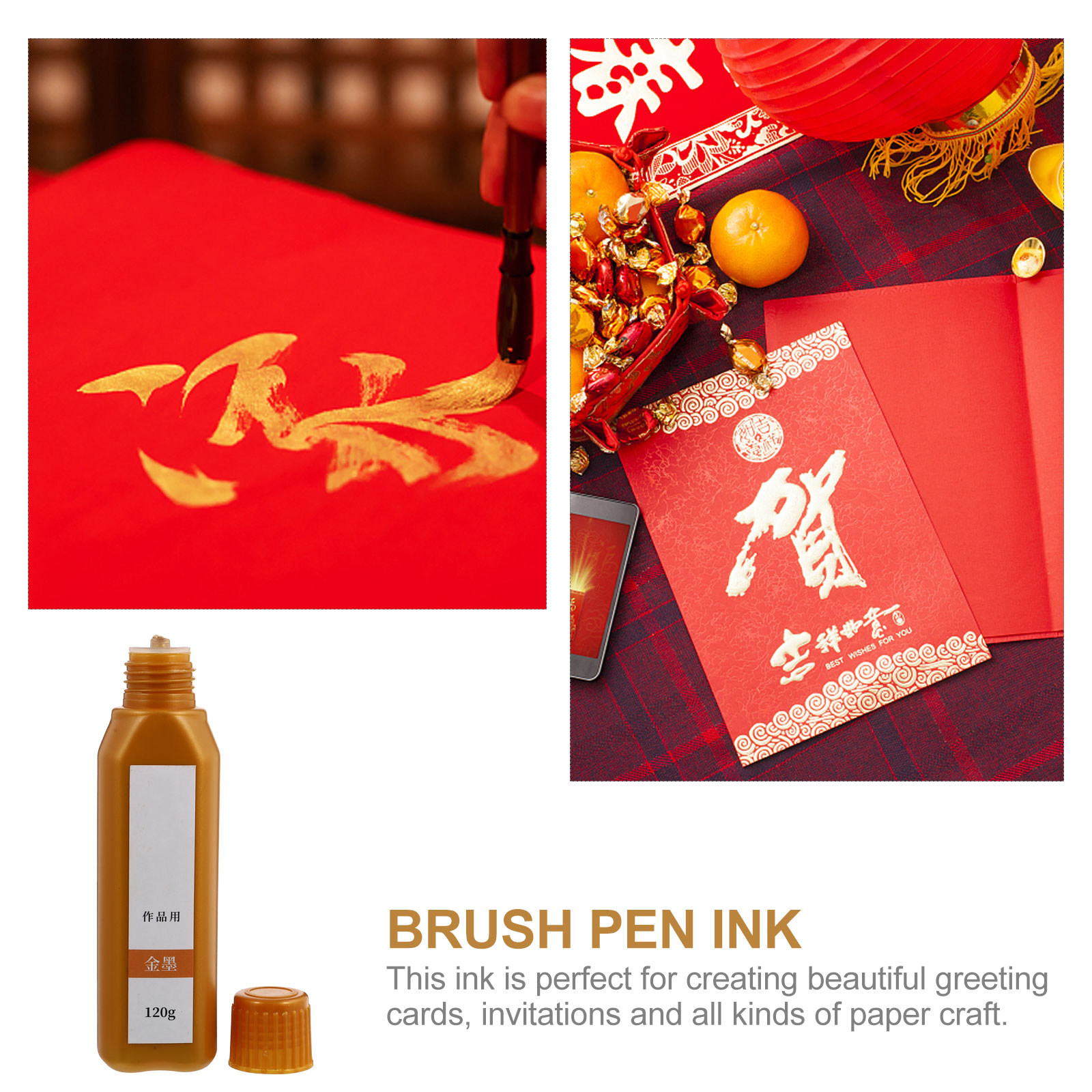 1 Bottle Brush Calligraphy Ink - đánh giá và giá Calligraphy Ink Bottle