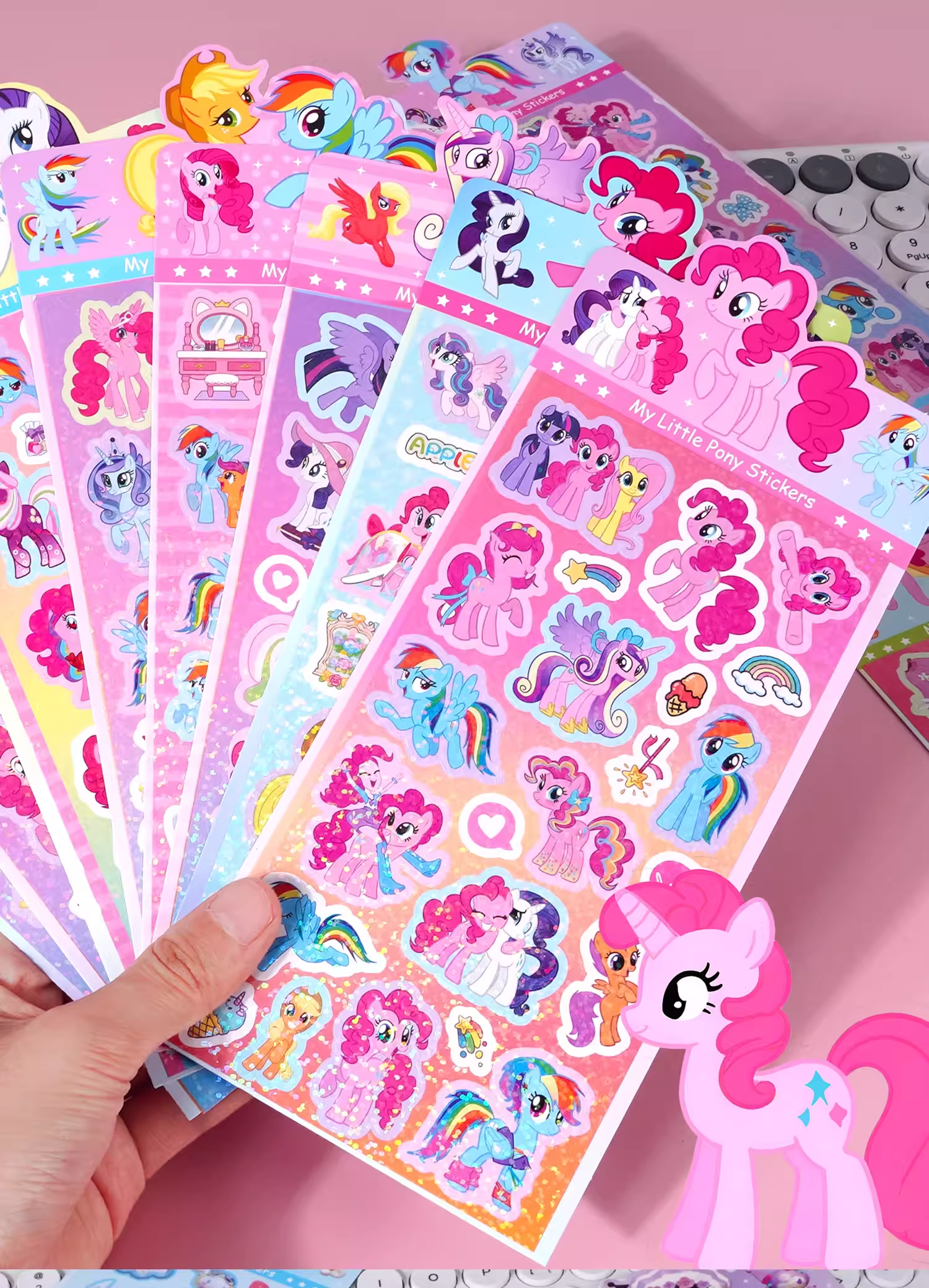 Little Pony Laser Sticker Set  - đánh giá và giá Supply Of Office Stationery