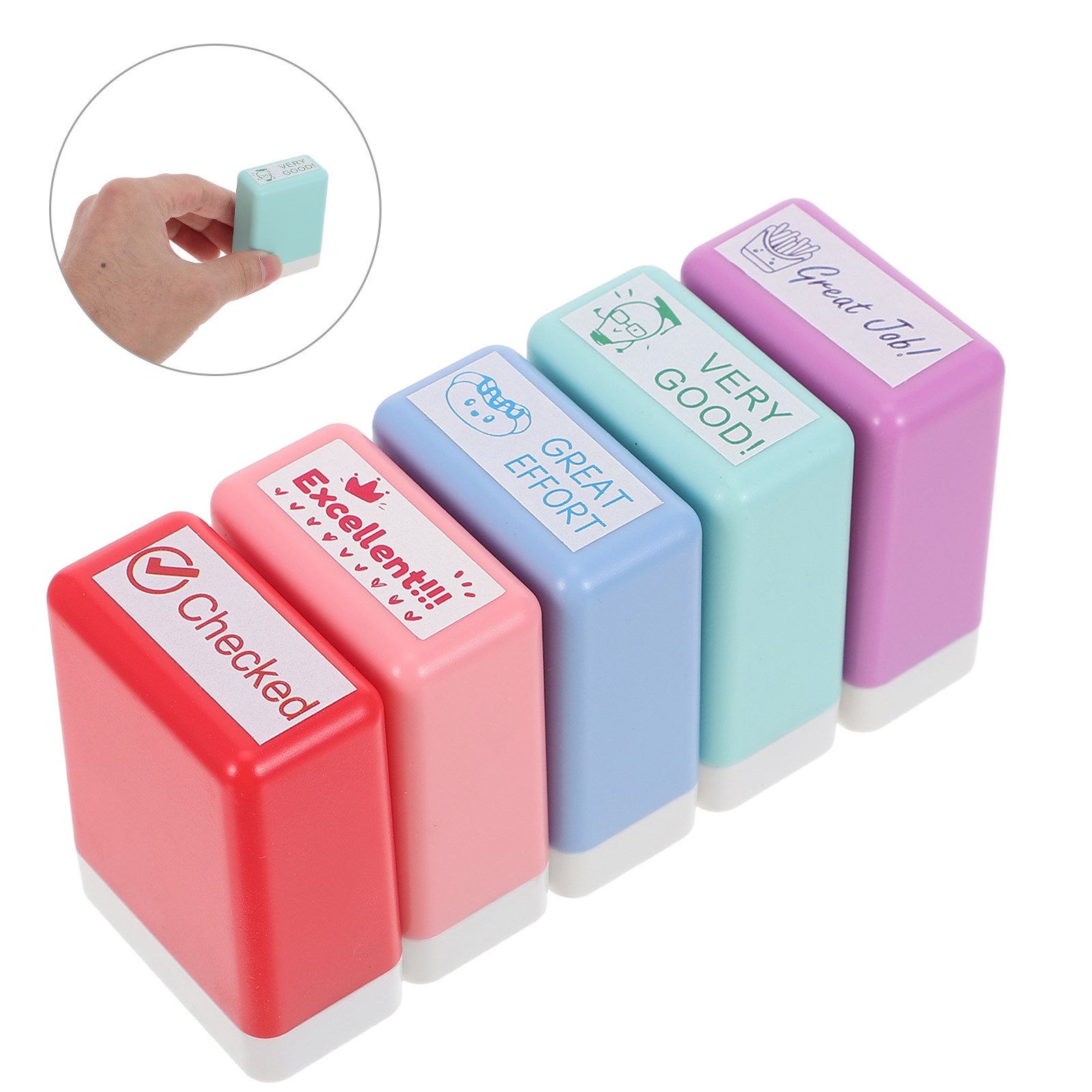 1Set Teacher Comment Stamp Set - đánh giá và giá Self Inking Stamp
