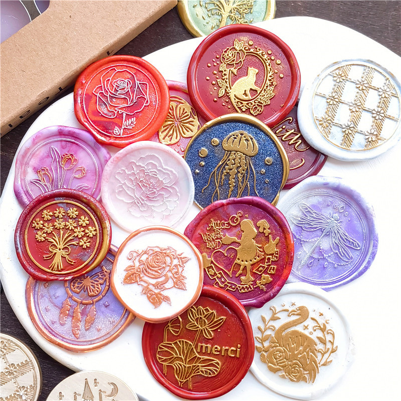 Jellyfish Starfish Butterfly C - đánh giá và giá Wax Seal Stamp Kit