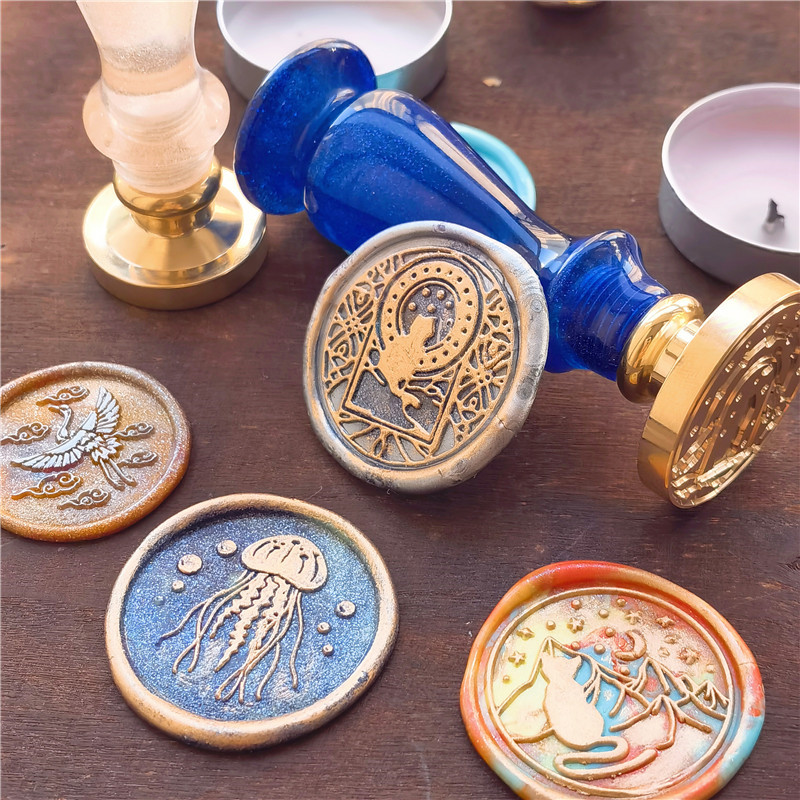 Jellyfish Starfish Butterfly C - đánh giá và giá Wax Seal Stamp Kit