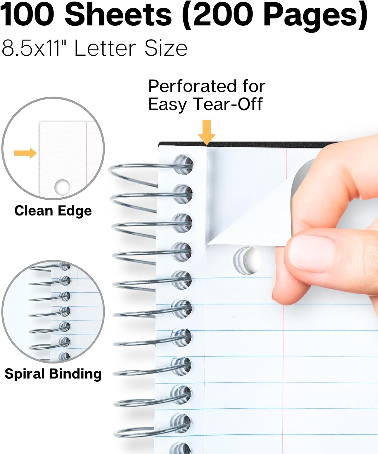 College Ruled Spiral Notebook  - đánh giá và giá Paper Punch 3 Hole