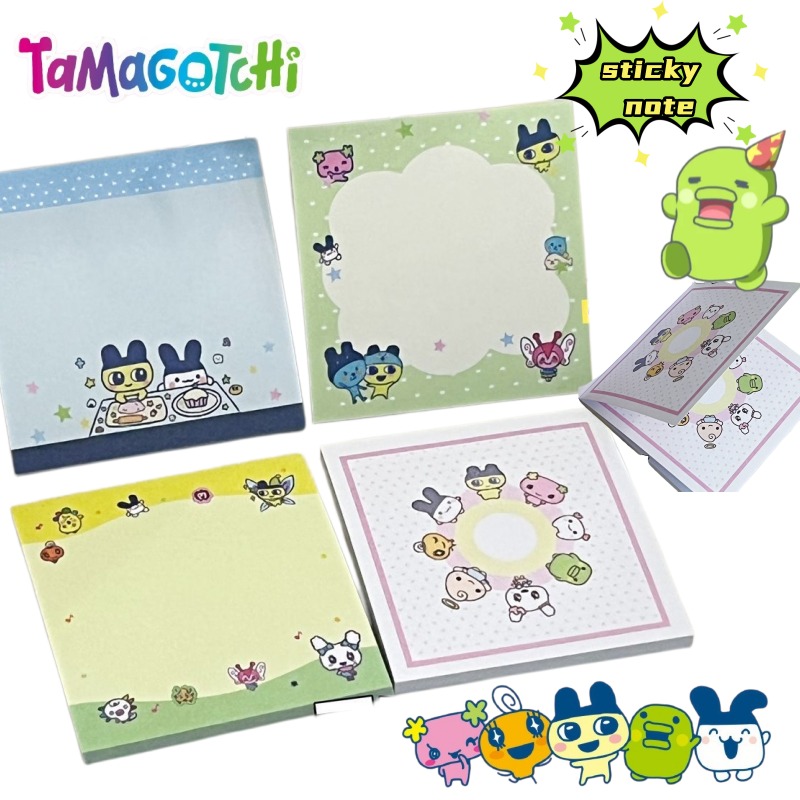 4pcs Tamagotchi Mametchi Memet - đánh giá và giá Memo Pad Sticky