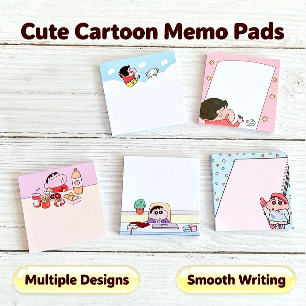 Crayon Shin-chan sticky notes. - đánh giá và giá Memo Pad Sticky