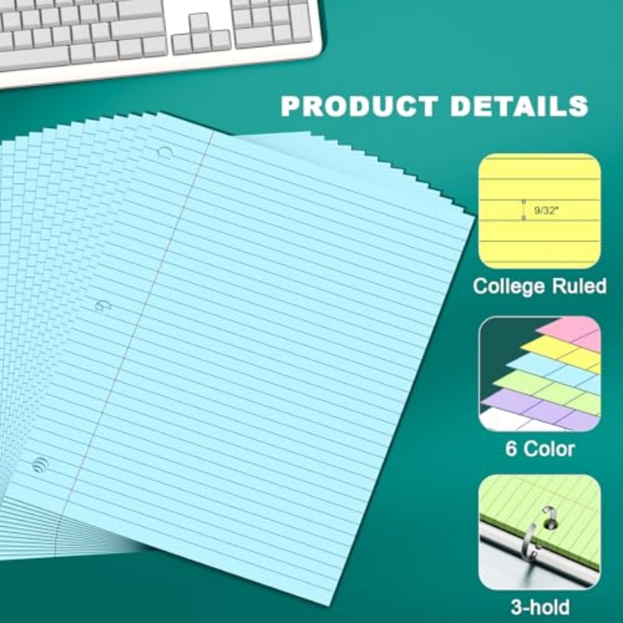 Note Pads 8 X 0.5 Loose Leaf P - đánh giá và giá Paper Punch 3 Hole