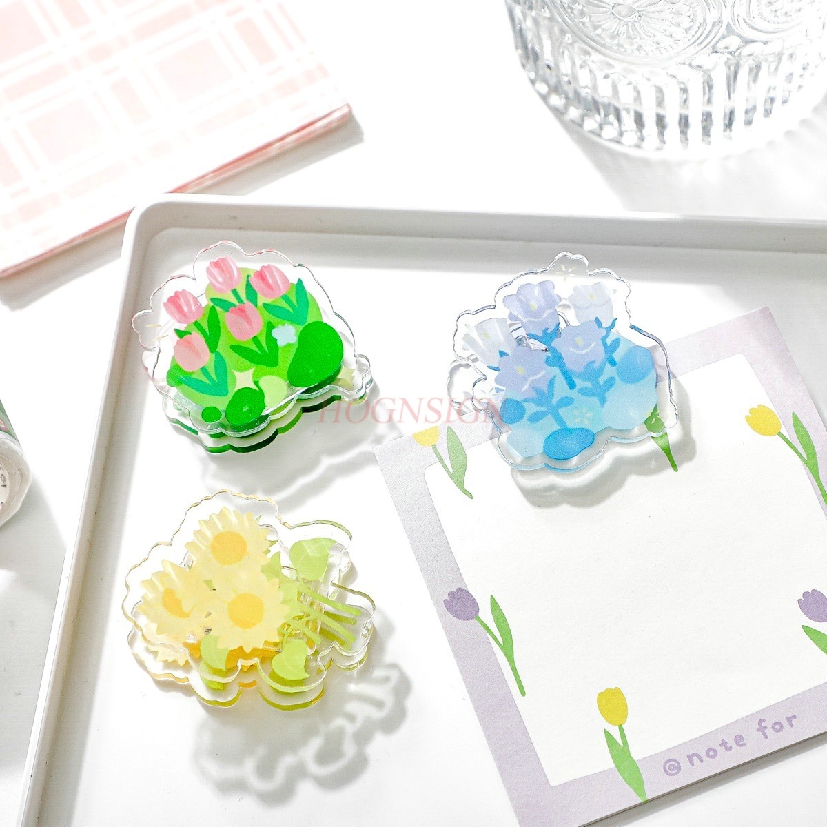 1pcs Afternoon Garden Acrylic  - đánh giá và giá Supply Of Office Stationery