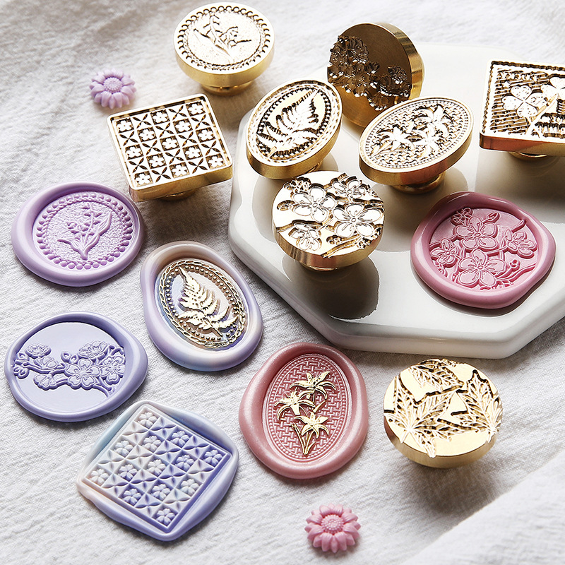 Retro Wax Seal Stamp Spring Fl - đánh giá và giá Wax Seal Stamp Kit