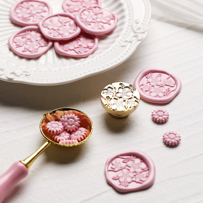 Retro Wax Seal Stamp Spring Fl - đánh giá và giá Wax Seal Stamp Kit