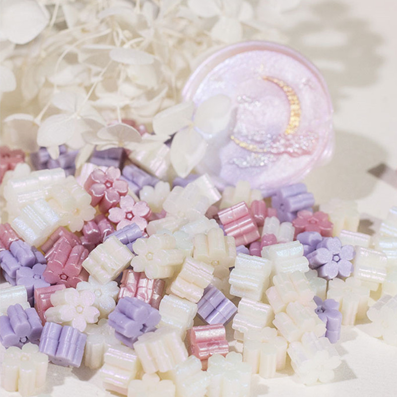 Mixed Color Glitter Sakura Wax - đánh giá và giá Wax Seal Stamp Kit