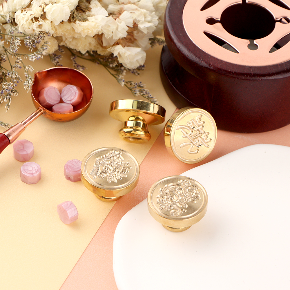 Wedding Valentine's Day Series - đánh giá và giá Wax Seal Stamp Kit