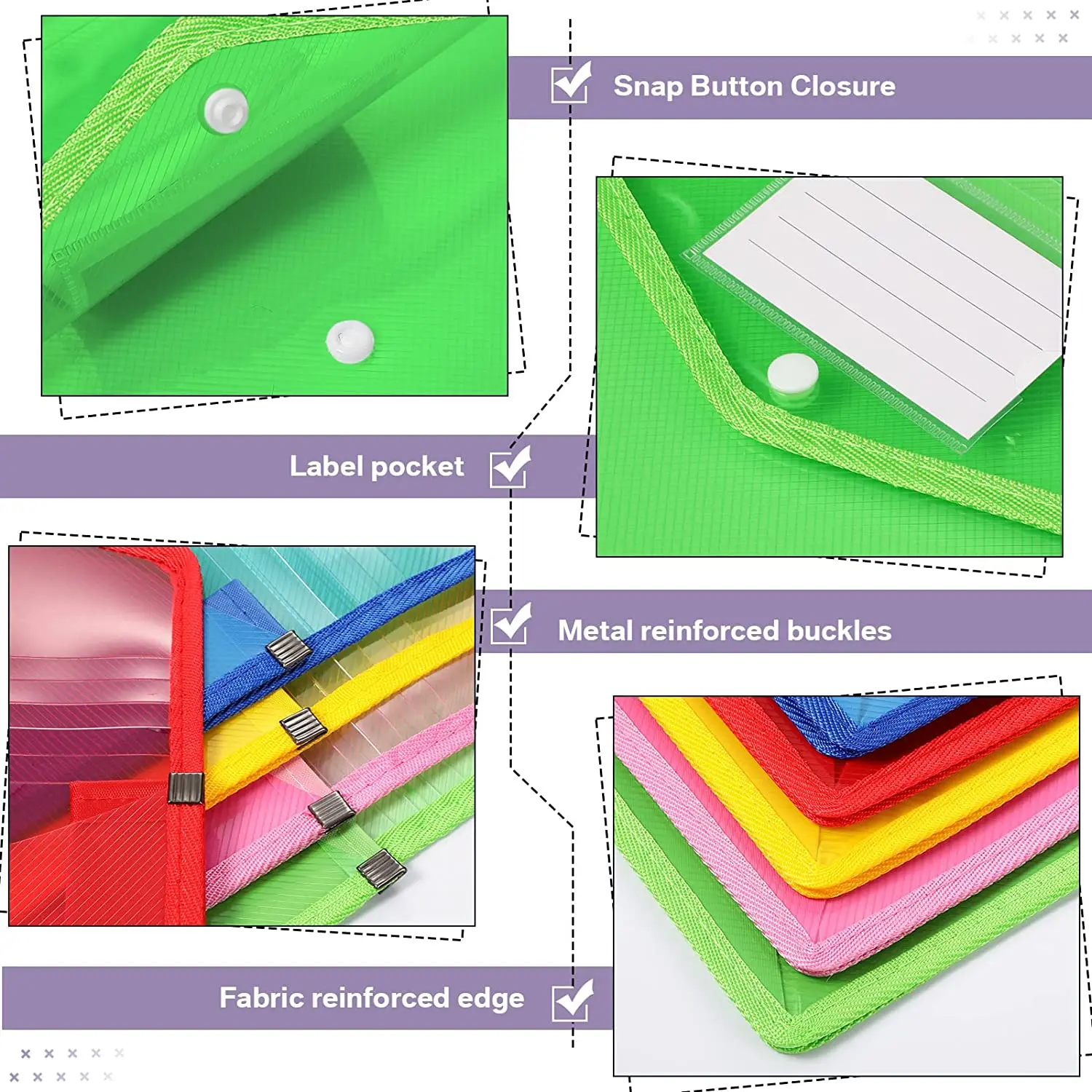 B5 Plastic File Folders Large  - đánh giá và giá Supply Of Office Stationery