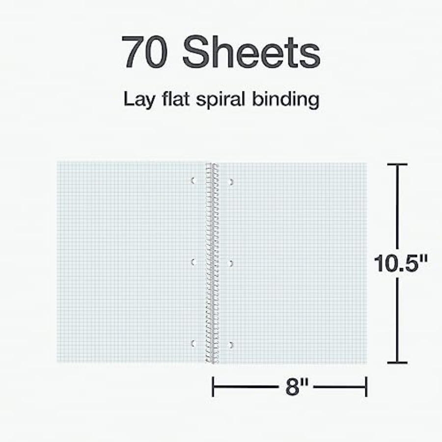 Spiral Notebook 2 Pack, 1 Subj - đánh giá và giá Paper Punch 3 Hole