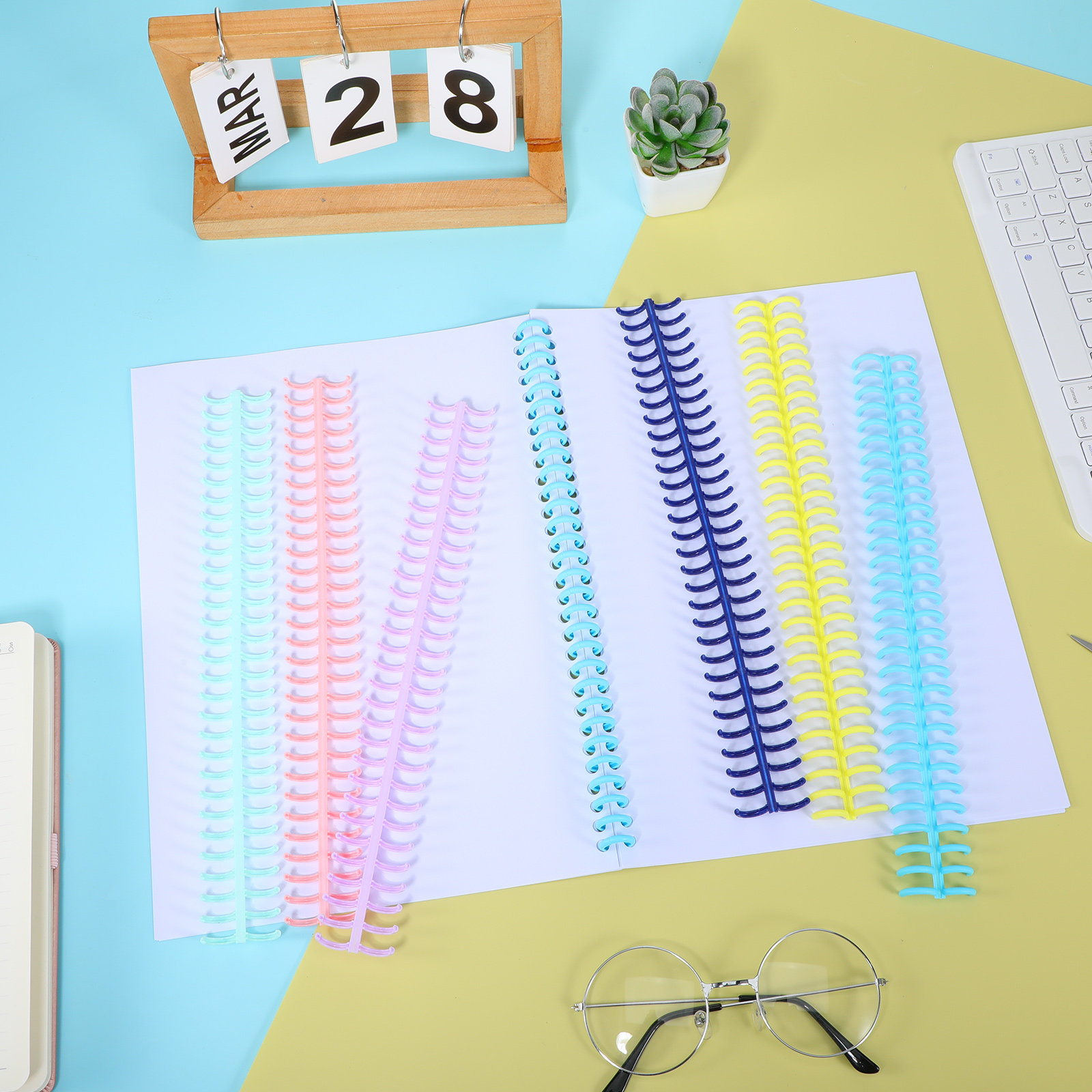 12Pcs Stylish Color Plastic Bi - đánh giá và giá Binding Comb Plastic