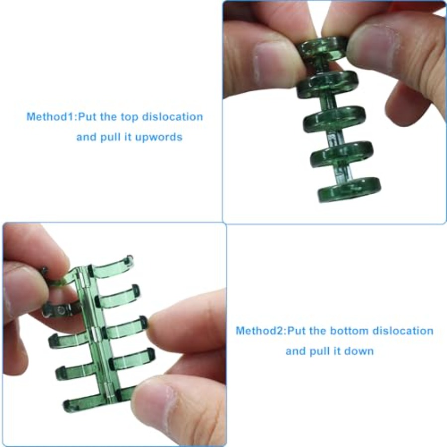 Pcs 5 Ring Loose Leaf Binders  - đánh giá và giá Binding Comb Plastic
