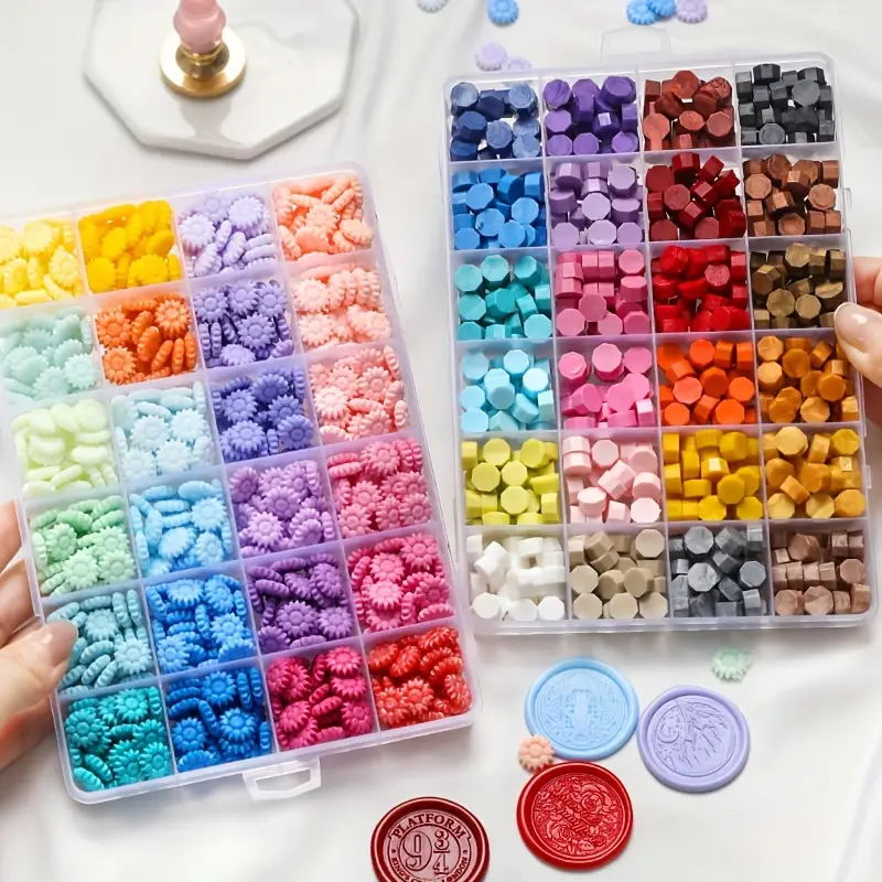 600Pcs Box Sealing Wax Beads,  - đánh giá và giá Wax Seal Stamp Kit