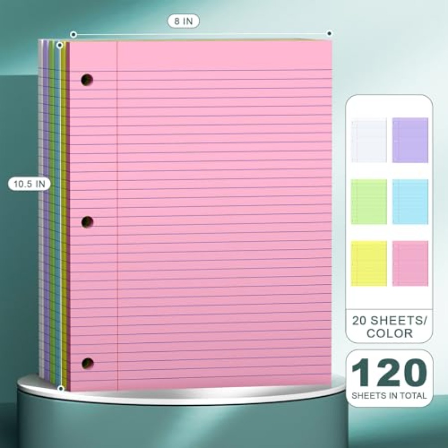 Note Pads 8 X 10.5 Loose Leaf  - đánh giá và giá Paper Punch 3 Hole